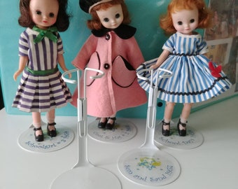 Betsy Mccall Labels for Doll Stands