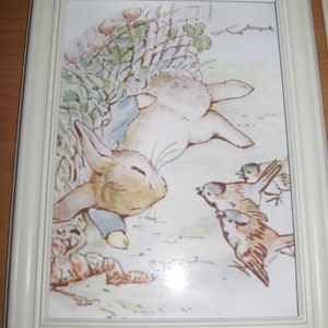 Peter Rabbit and Friends by Beatrix Potter 5 x 7 Framed Prints image 4