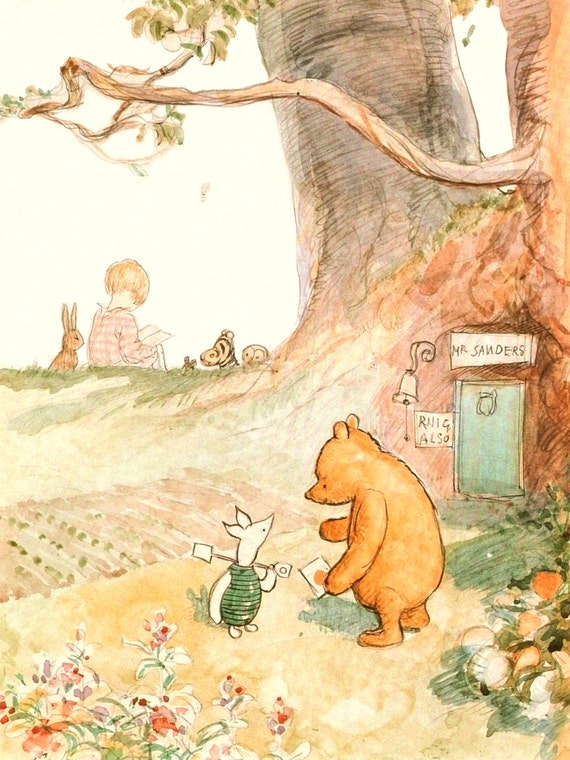 NEW Classic Winnie the Pooh Prints | Etsy