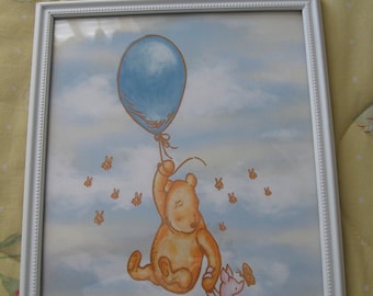 Winnie the Pooh and Piglet Framed Print