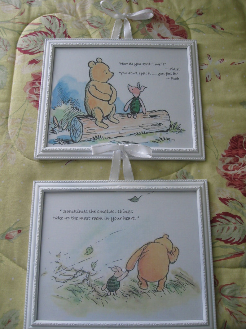 Classic Winnie the Pooh Framed Prints in 8x10 - Etsy