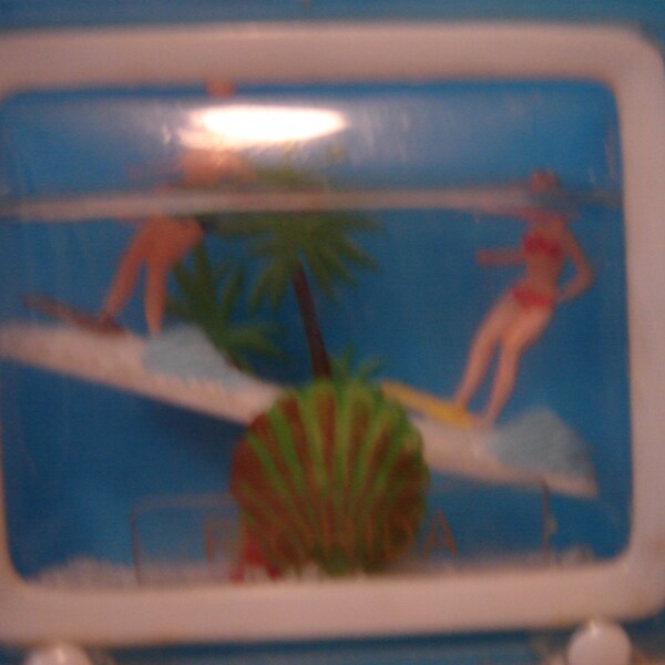 Playscale Dollhouse accessories Tv and Fish Tank