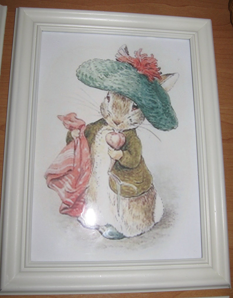 Peter Rabbit and Friends by Beatrix Potter 5 x 7 Framed Prints image 3