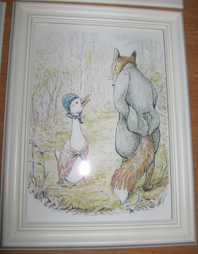Peter Rabbit and Friends by Beatrix Potter 5 x 7 Framed Prints image 5