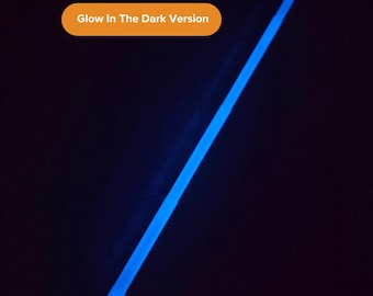 Glow-in-the-Dark Obi-Wan Kenobi Lightsaber Replica | 3D Printed Star Wars Saber with Extendable Blade | Jedi Cosplay Prop Toy