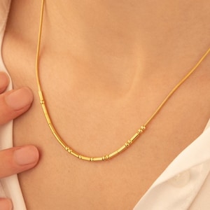 Personalized Morse Code Necklace | Custom Morse Code Necklace for Women, Personalized Necklace with Name or Hidden Message, Gift for Her