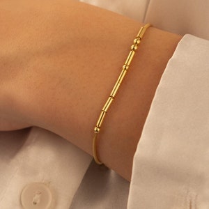 Personalized Morse Code Bracelet | Custom Morse Code Bracelet for Women, Hidden Message Bracelet, Morse Code Friendship Gift, Gift for Her