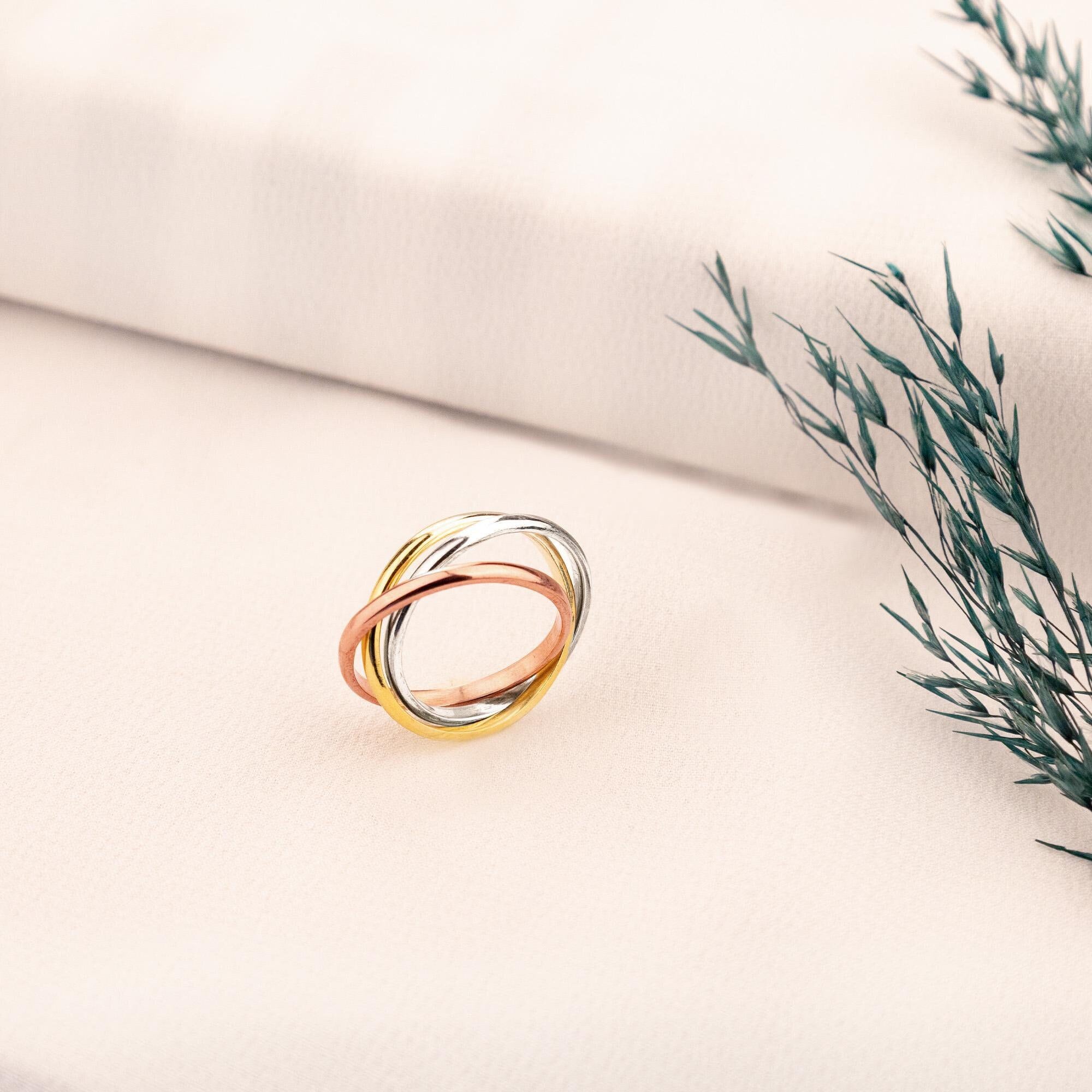 Unisize Fidget Rings Mixed Fidget Spinner Rings | Interlocking Spinner Fidget Rings, Popular ...