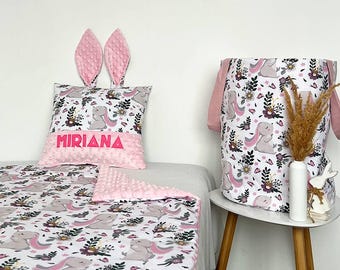 Personalized Baby Pillow – Gift for Girl, Newborn, Baby Shower, Birthday