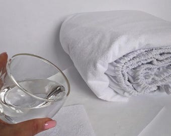 Coprimaterasso impermeabile - Ipoallergenico, resistente alle macchie e ai liquidi - Facile da lavare - Coprimaterasso per neonati e adulti