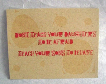 sayings postcard etsy