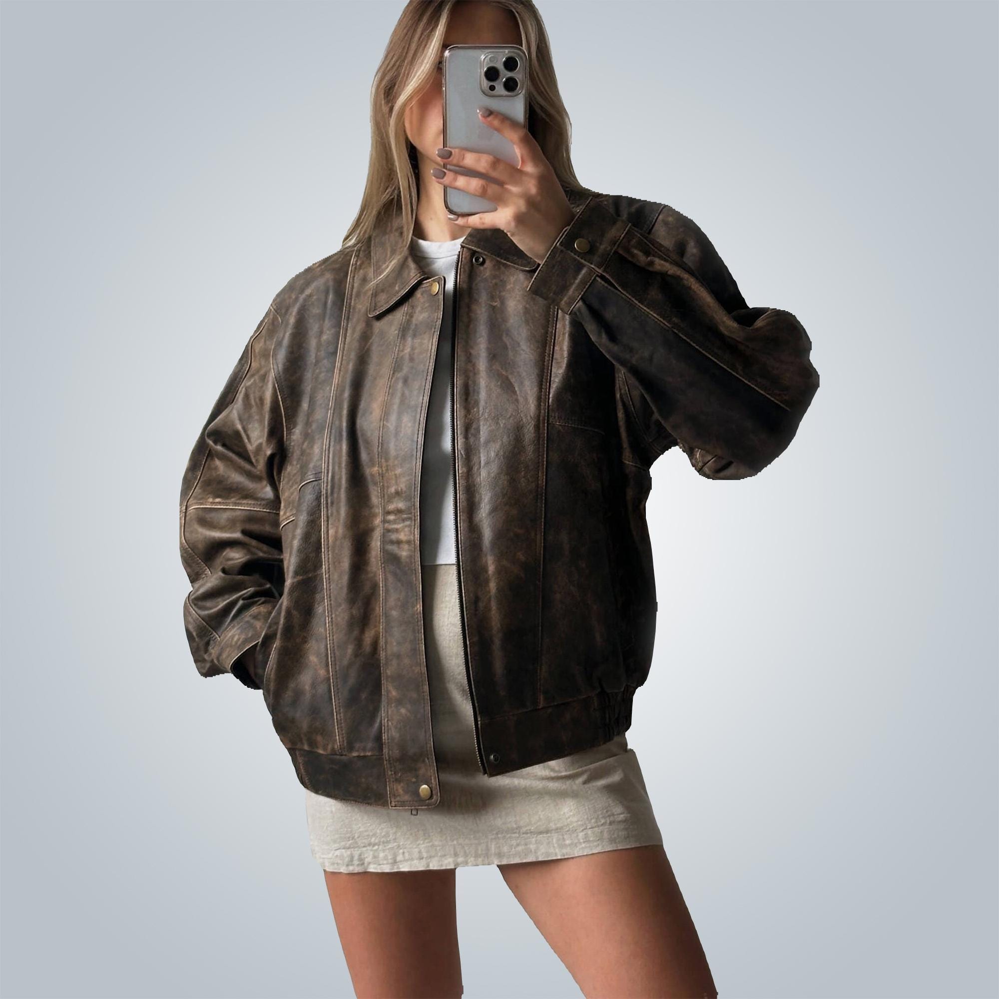 1980s Leather Jacket - Etsy 1980s Leather Jacket - Etsy