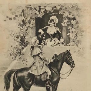 Worn Antique Postcard – Vintage Ephemera for Scrapbooking, Collage & Journals