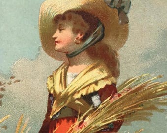 Antique French Trade Card –  Advertising Ephemera, 1800s–1900s