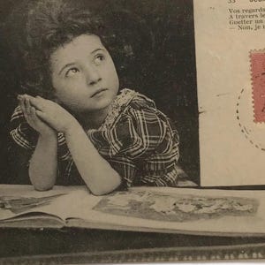 Worn Antique Postcard – Vintage Ephemera for Scrapbooking, Collage & Journals