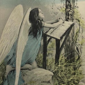 Vintage Postcard with Visible Flaws – Timeworn Original – Old Paper Ephemera