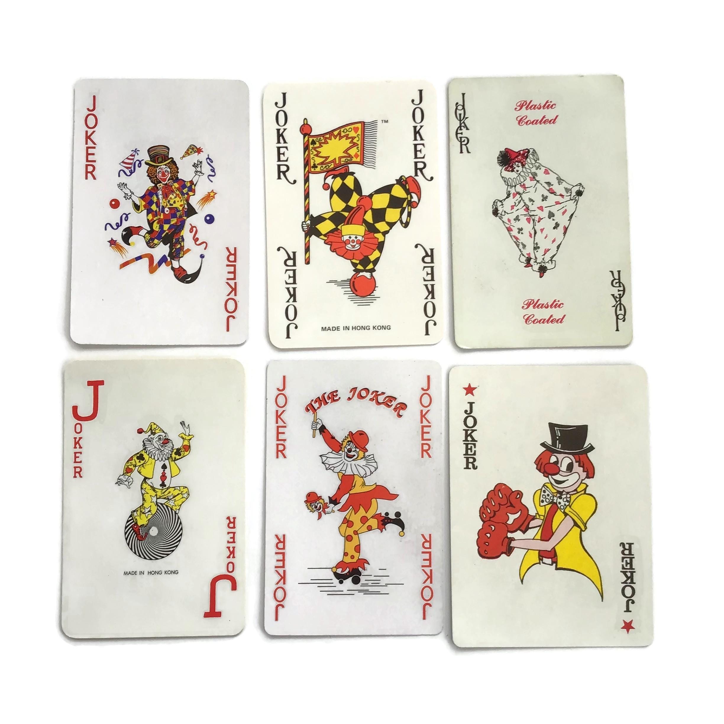 ピエロジョーカーカードセット：ヴィンテージサーカストランプ、ミッド