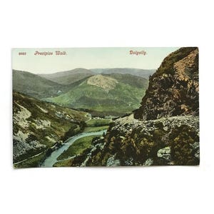 Vintage Postcard – Precipice Walk, Dolgellau, Wales – Hand-Colored Scenic View