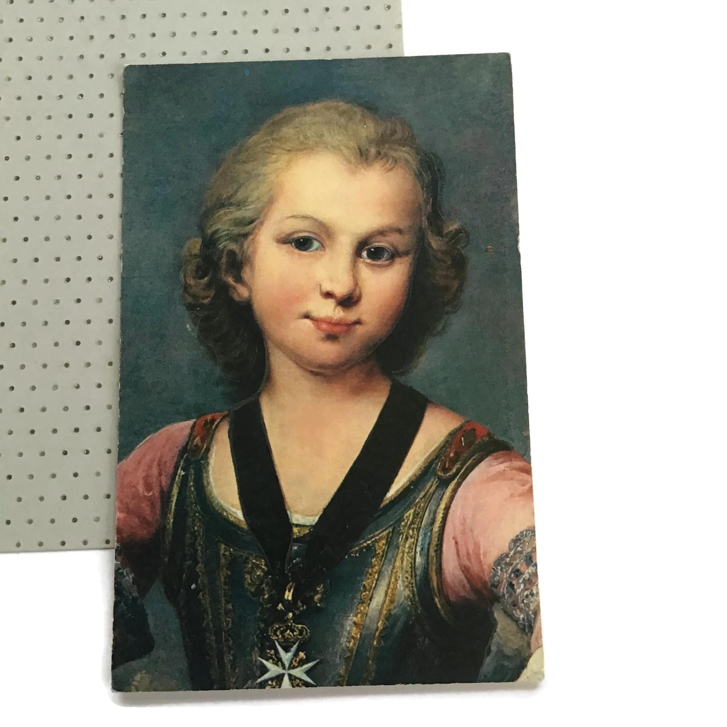 フランスの子供の肖像画ポストカード アルヌルフィ 1900年代半ば
