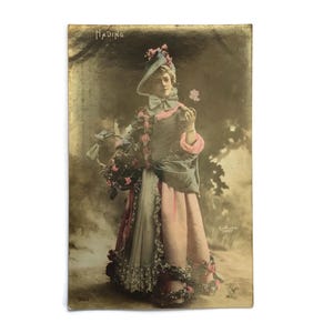Cartolina d'epoca – Originale imperfetto per diario, posta ordinaria, lavori di carta – Autentico effimero invecchiato