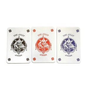 Vintage Jolly Joker Playing Cards – Set of 3 with Leeuwarder Courant Backs