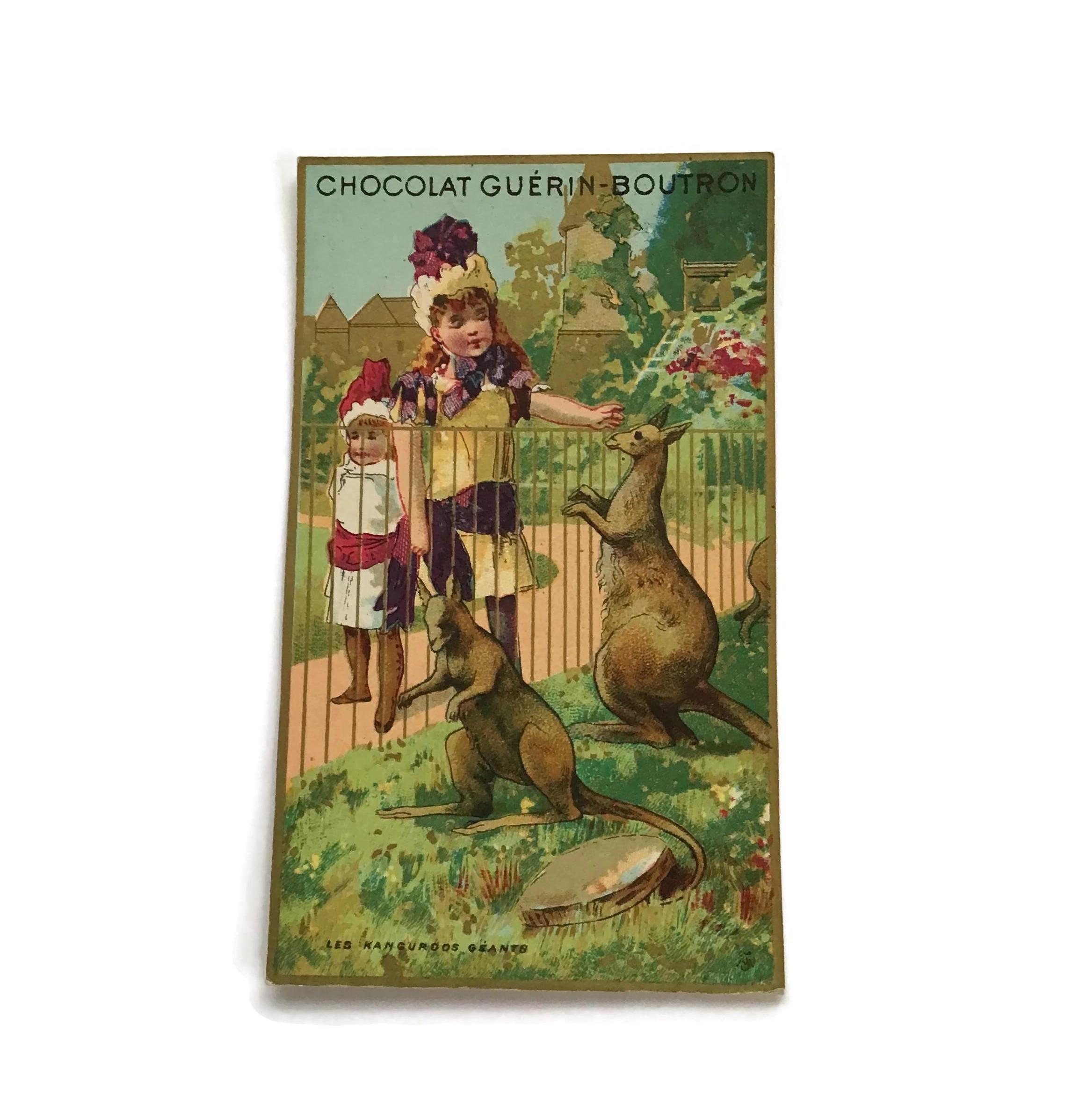 アンティーク　フランス　クロモス　8枚セット　Guerin Boutron Guérin Boutron - Etsy