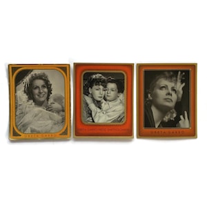 Tarjetas de cigarrillos de Greta Garbo: juego de 3 coleccionables de estrellas de cine de la década de 1930, de Alemania.