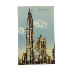 Cartolina d'epoca - Cattedrale di Nostra Signora, Anversa - Inutilizzata