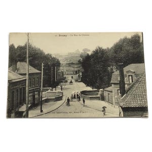 Antica cartolina francese – Scena di strada Bruay La Rue du Château