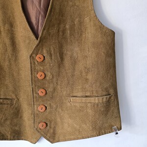 Western Horseshoe Vest - Brown