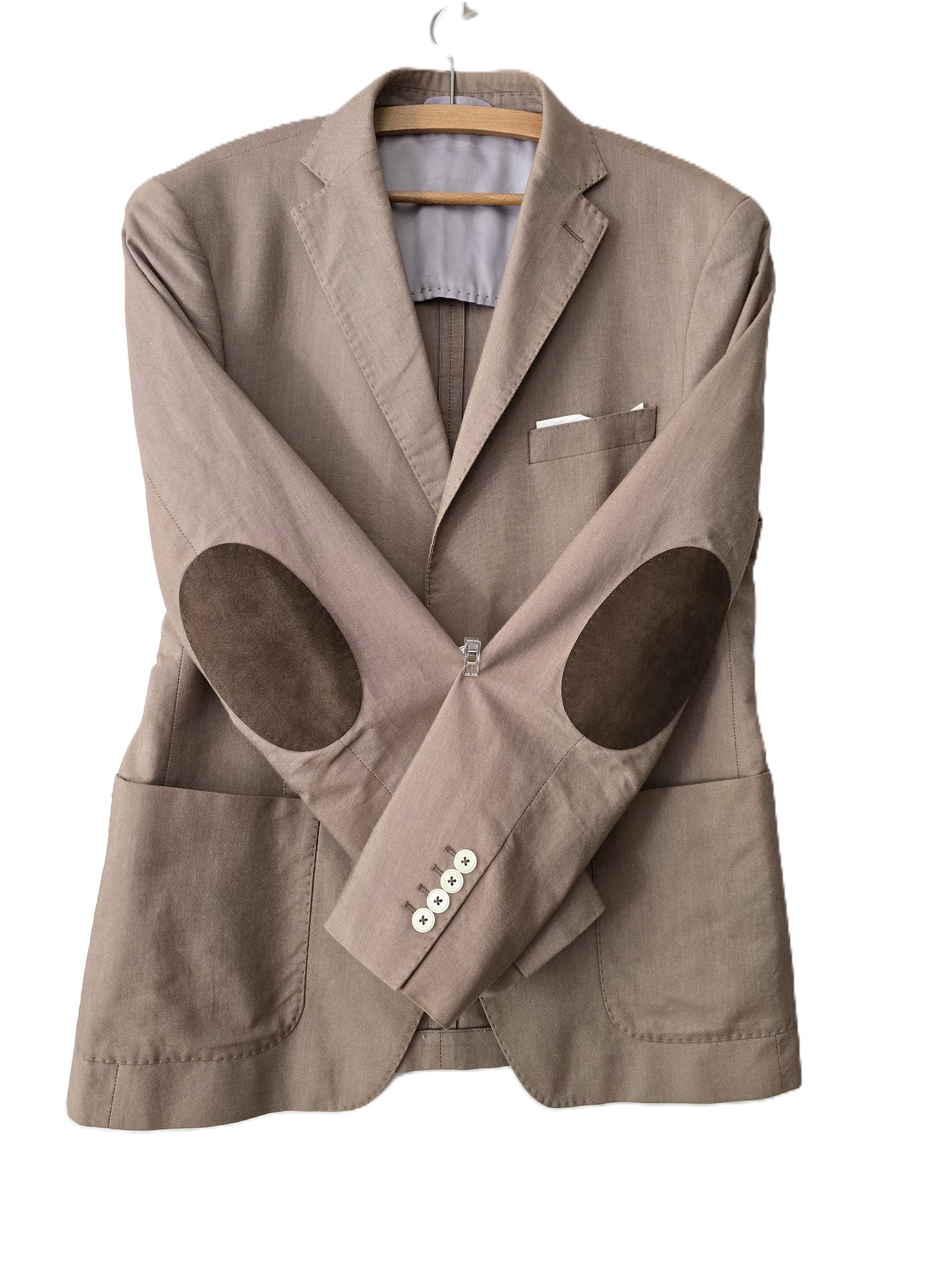 Blazer Femme GANT Taille 40 - Marron - Laine Avec Patchs Coudes - Style Britannique