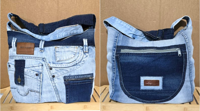 Sac à Main En Denim - Crossbody, Messenger, Top Handle, Tote, Multi-fonctions Neuf Avec étiquettes