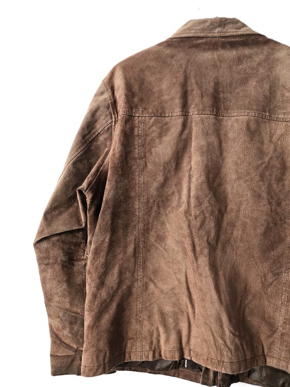 ジャケット・アウター suede dad jacket(dark brown) REGULAR FIT FAUX SUEDE JACKET - Dark brown | ZARA United States