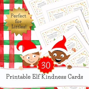 30 afdrukbare kerstkaarten voor kinderen – leer empathie | Direct downloaden