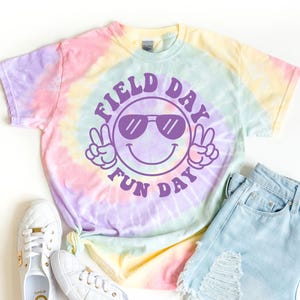 Field Day Fun Day Shirt, Field Day Shirt, Last Day of School Shirt, Personalized Teacher Shirt, Tie Dye Shirt