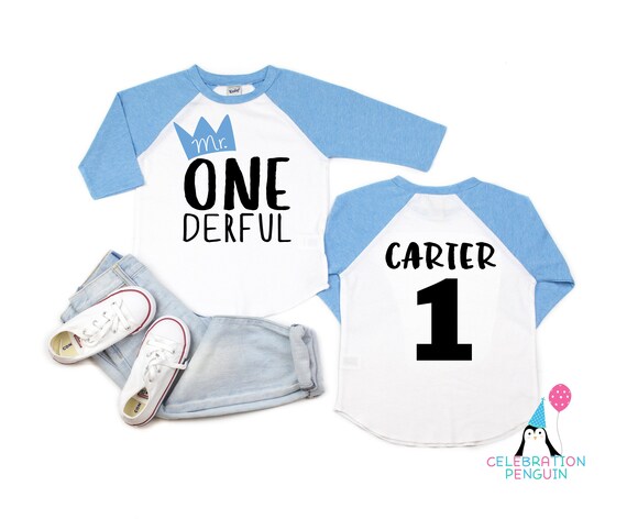 mr onederful shirt baby