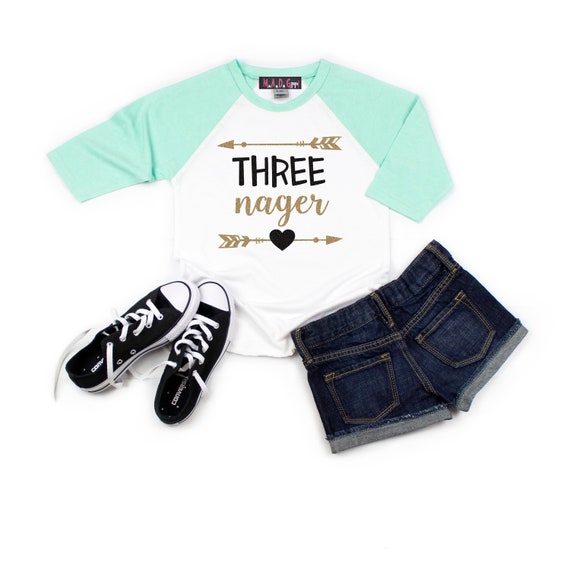 threenager shirt girl