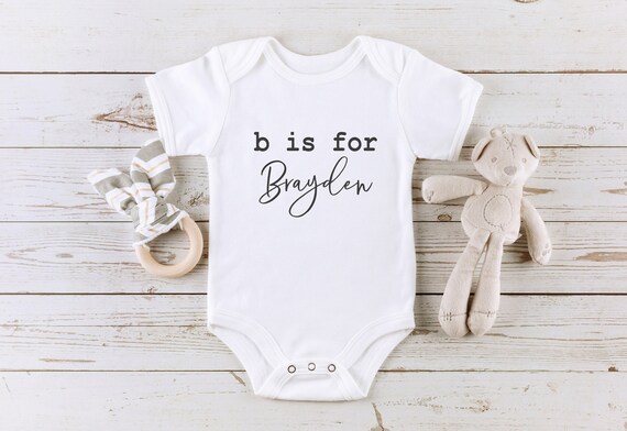 Personalized Onesie®, Baby Announcement Onesie®, New Baby Boy Gift, Boys Bodysuit, Boys Personalized Gift, Gender Reveal Il_570xn