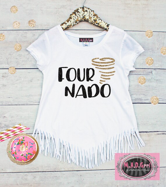 4th birthday girl shirt