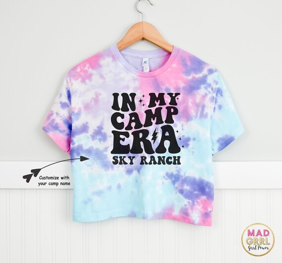 tie dye camp shirt