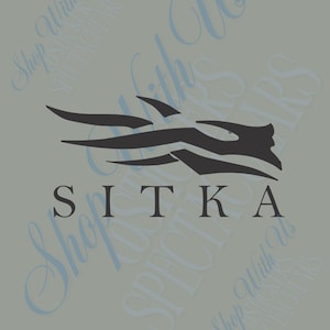 SITKA Sticker Vinyl SITKA Decal 11.5&quot; Gear SITKA hunting Decals Tactical, Bumper Sitka decals vinyl Sitka stickers Car decal water resistant