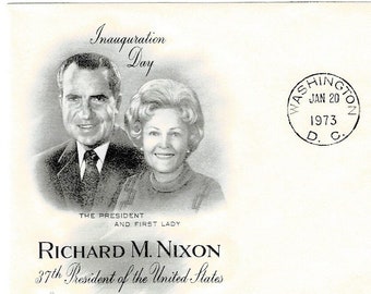 RICHARD NIXON 2nd INAUGURATION Commemorative January 20, 1973