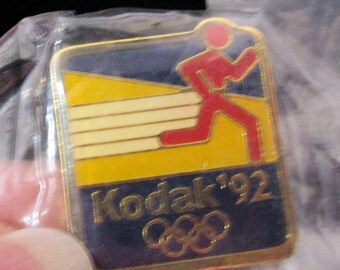 1992 OLYMPICS, KODAK Pin, Olympic Pin, Souvenir Pin XXV Olympiad Pin