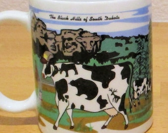 Cow Mug, "Road Trip Cows" series from New Hampshire & South Dakota
