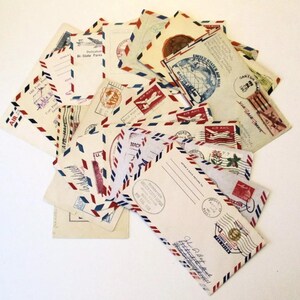 Airmail Stamps with Airport Dedications, Lot of 16 envelopes