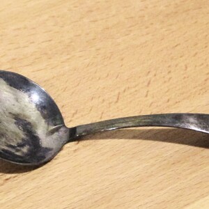 Silver Plated Condiment Serving Spoon, Condiment Server, Made in England, Vintage 1940s