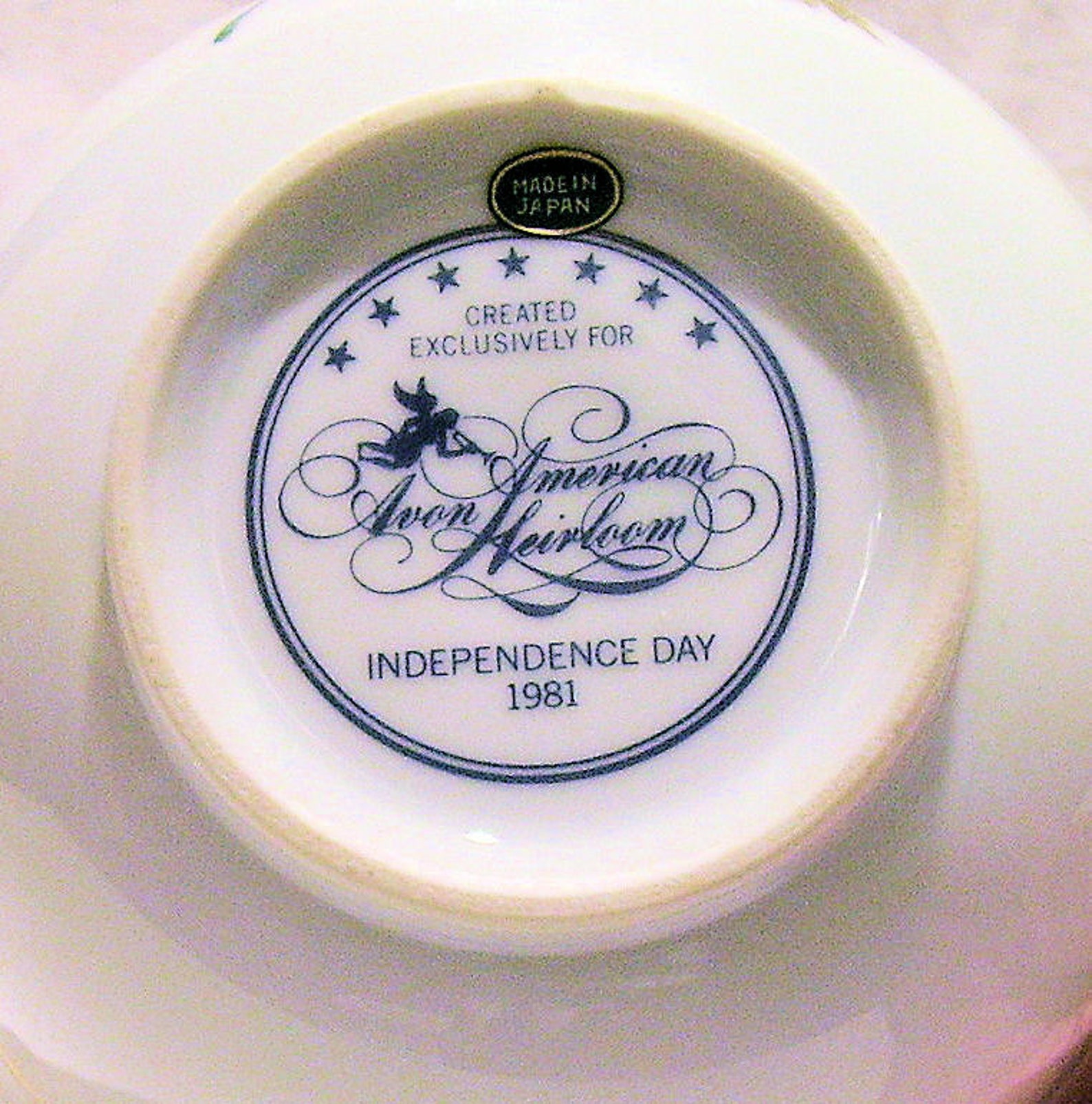 AVON American Heirloom Collectible Bowl Independence Day 1981 - Etsy