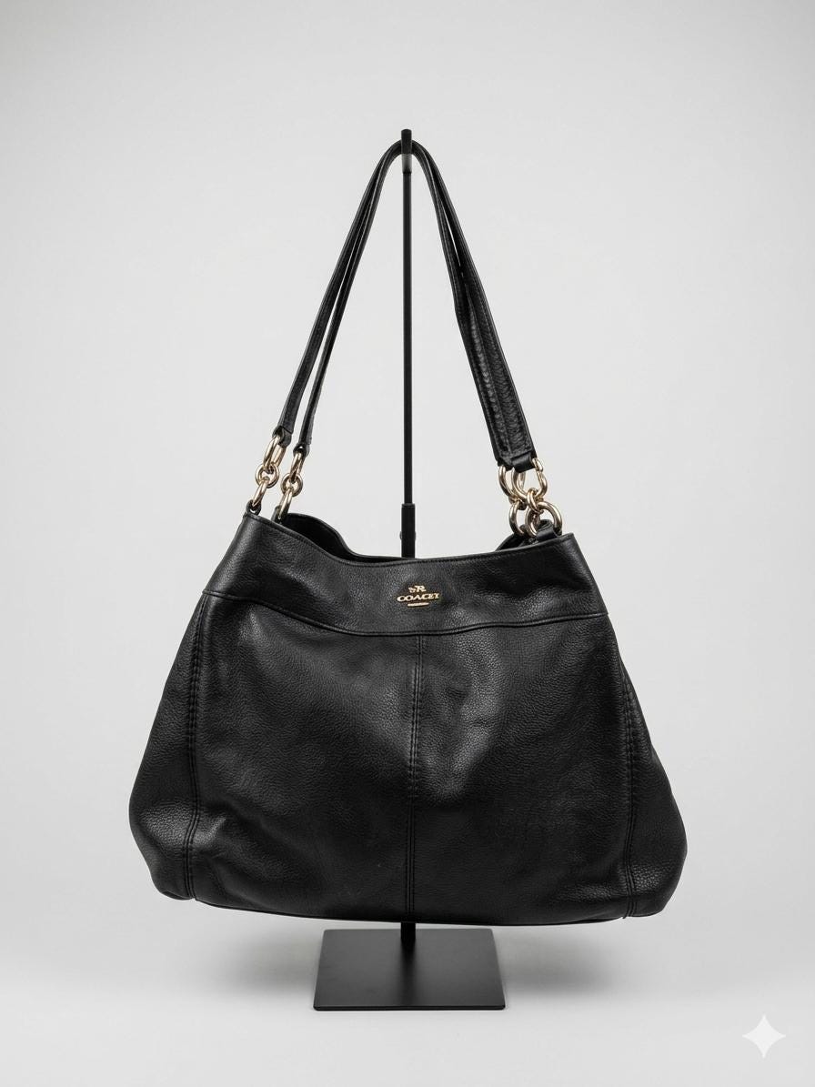 Coach Vintage Black Shoulder Bag - Etsy