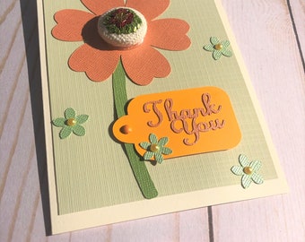 Thank You Card, Orange, Thanks, GIFT, Tag, Scrapbook