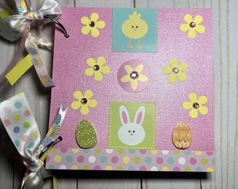 6x6 Easter Spring Scrapbook Premade Junk Journal